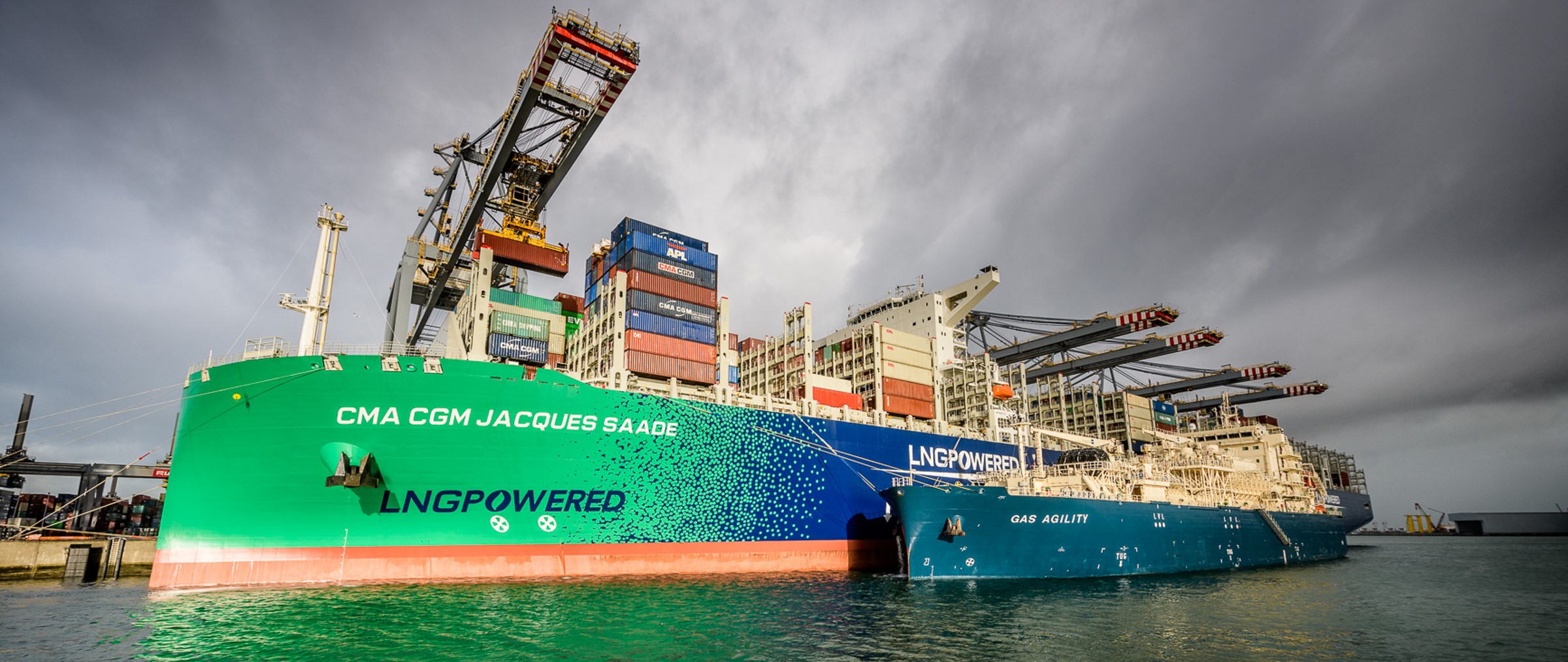 Diversifying the energy mix CMA CGM vessel